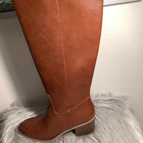 Vivian Shoes - Women's Vivian Heeled Riding Boots - A New Day